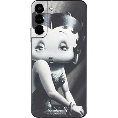 Betty Boop Black and White Galaxy S22 Plus Skin